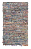 Nightfall Vintage Moroccan Rug - Handcrafted Artisanal 4'8" x 8' Eco-Friendly