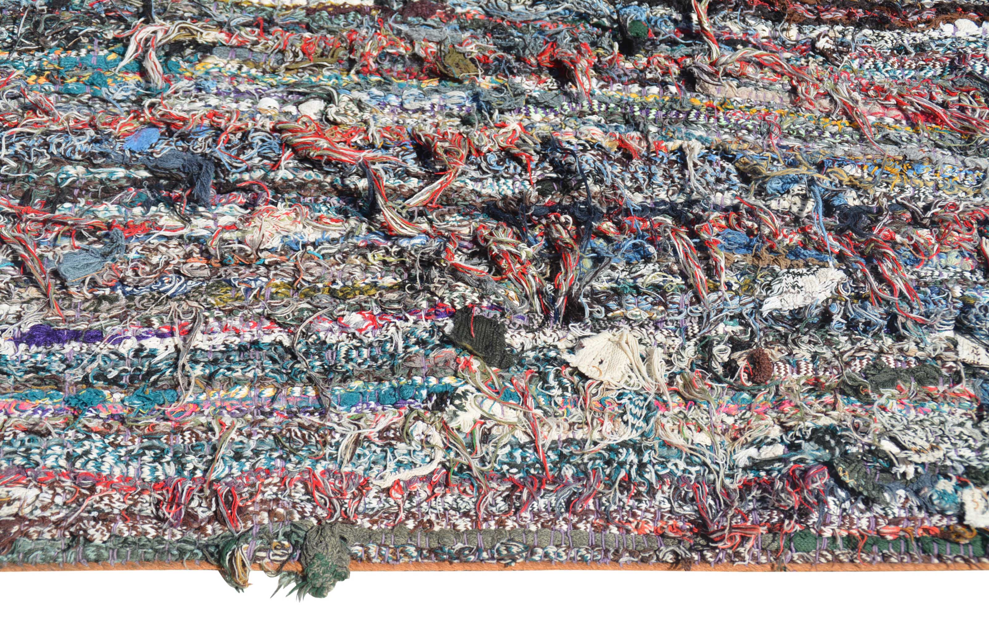 Nightfall Vintage Moroccan Rug - Handcrafted Artisanal 4'8" x 8' Eco-Friendly