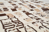 Nomad's Journey | 5'x8' Cream & Brown Tribal Azilal Area Rug