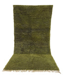 Olive Green Vintage Moroccan Rug | 5x9