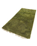 Olive Green Vintage Moroccan Rug | 5x9