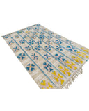 Pastel Blue & Pink Vintage Moroccan Rug | 5x7