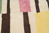 Rainbow Rhythms | Handmade Moroccan Rug with Vibrant Colors