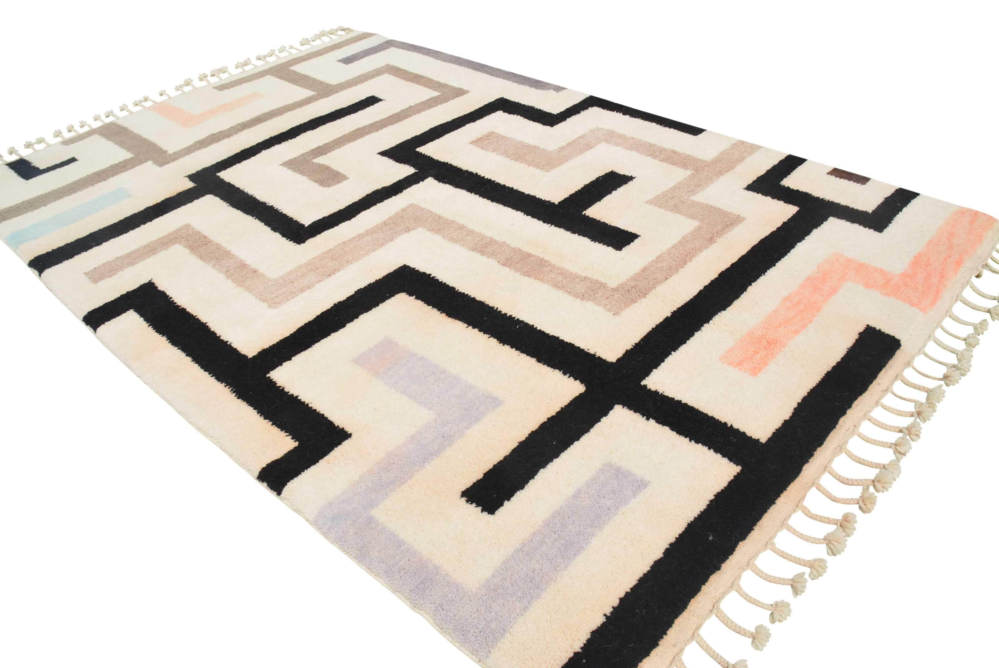 Rose Puzzle Modern Rug - Contemporary Elegance | Illuminate Collective