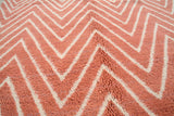 RoseWave - Elegant Pink Zigzag Rug for Chic Décor | Illuminate Collective