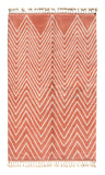 RoseWave - Elegant Pink Zigzag Rug for Chic Décor | Illuminate Collective