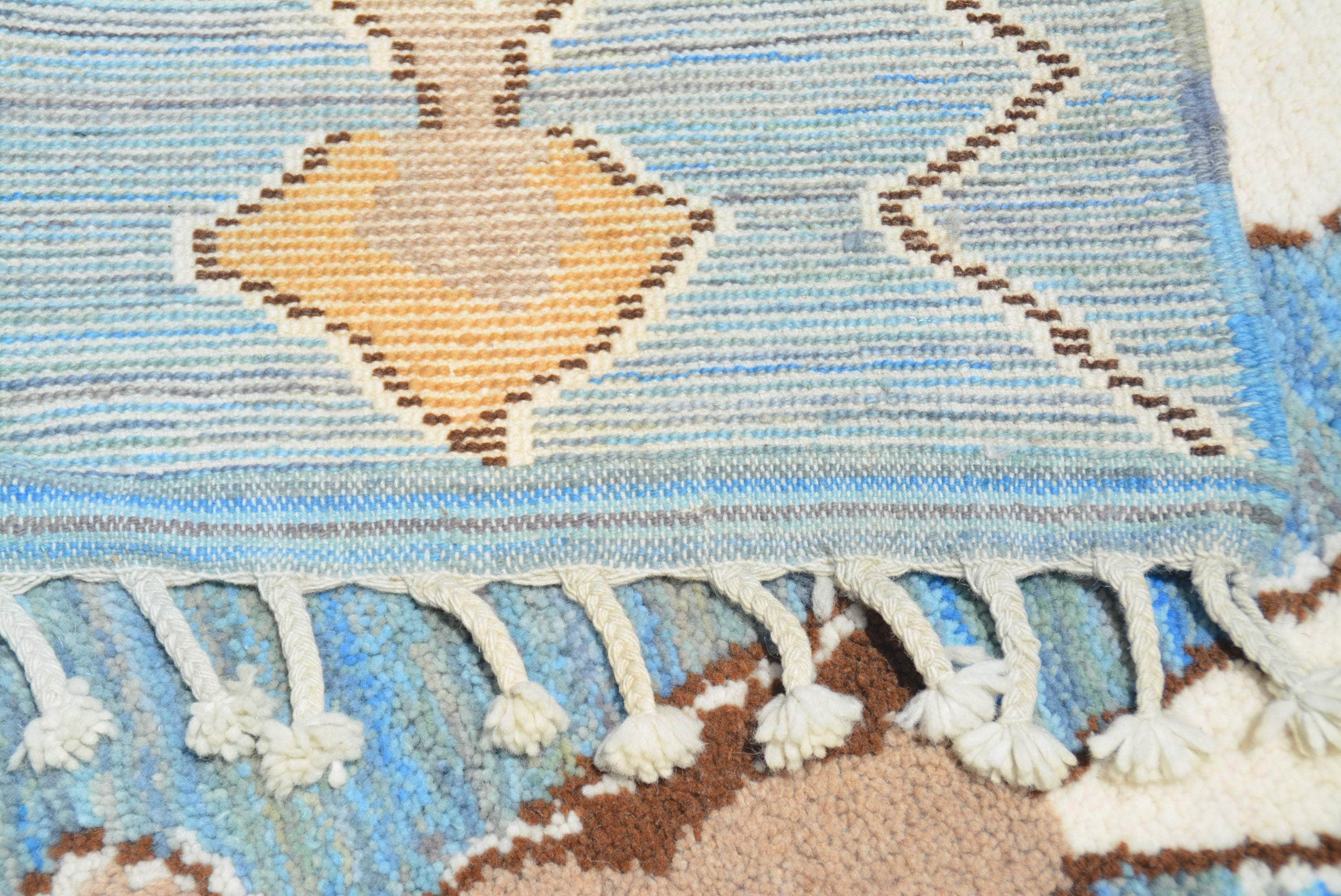 Royal Azure: Handmade Moroccan Rugs | Regal Elegance