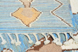 Royal Azure: Handmade Moroccan Rugs | Regal Elegance