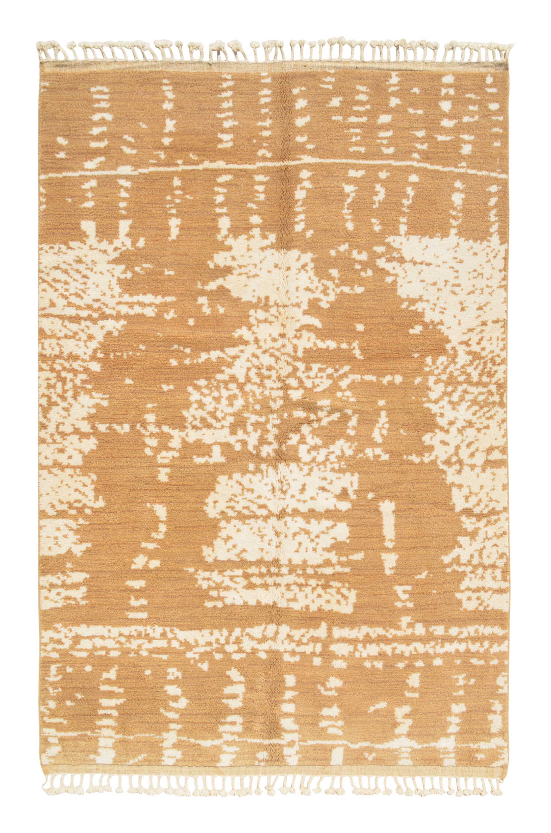 Sandstorm | 6'x9' Textured Beige & Cream Modern Moroccan Area Rug