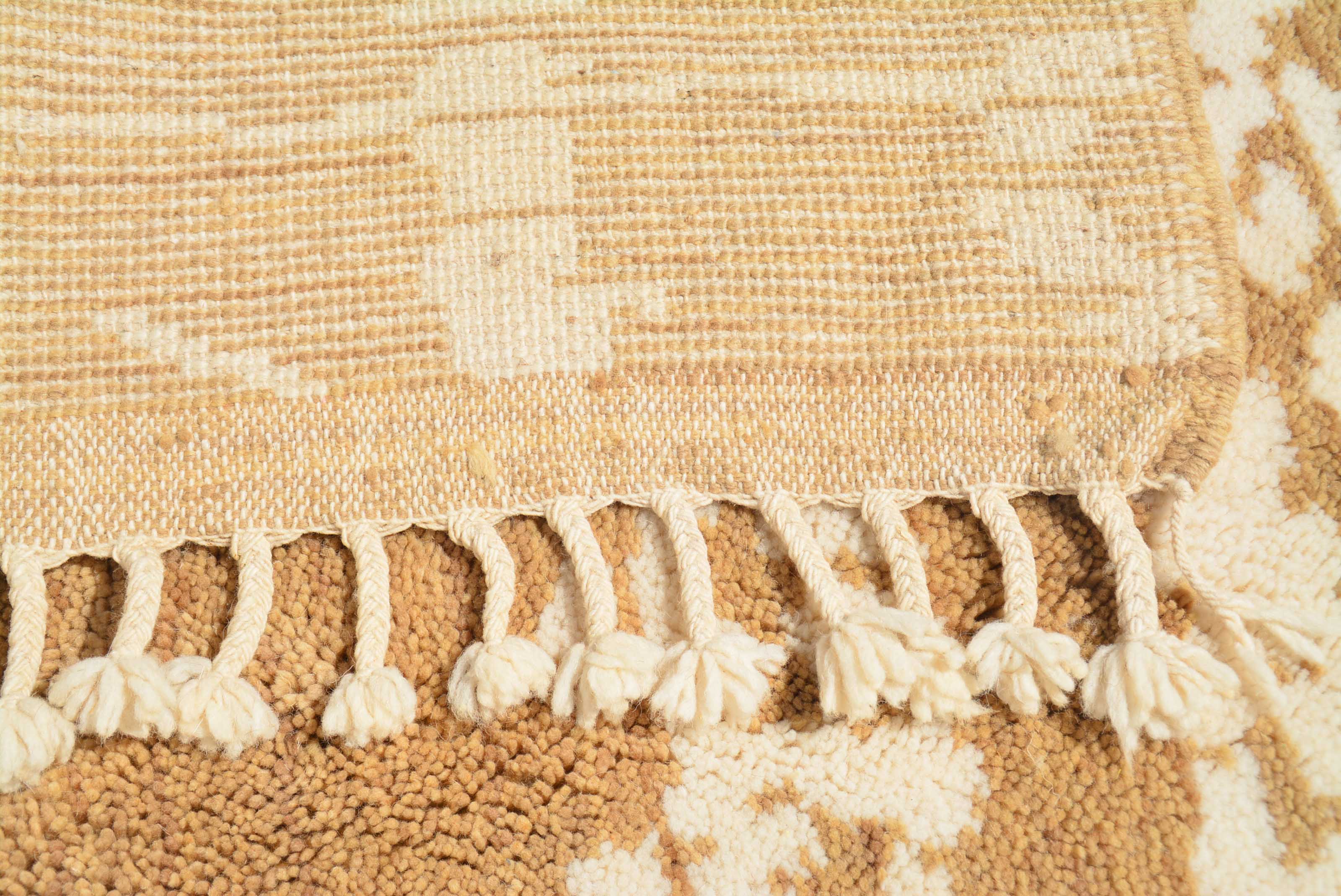 Sandstorm | 6'x9' Textured Beige & Cream Modern Moroccan Area Rug