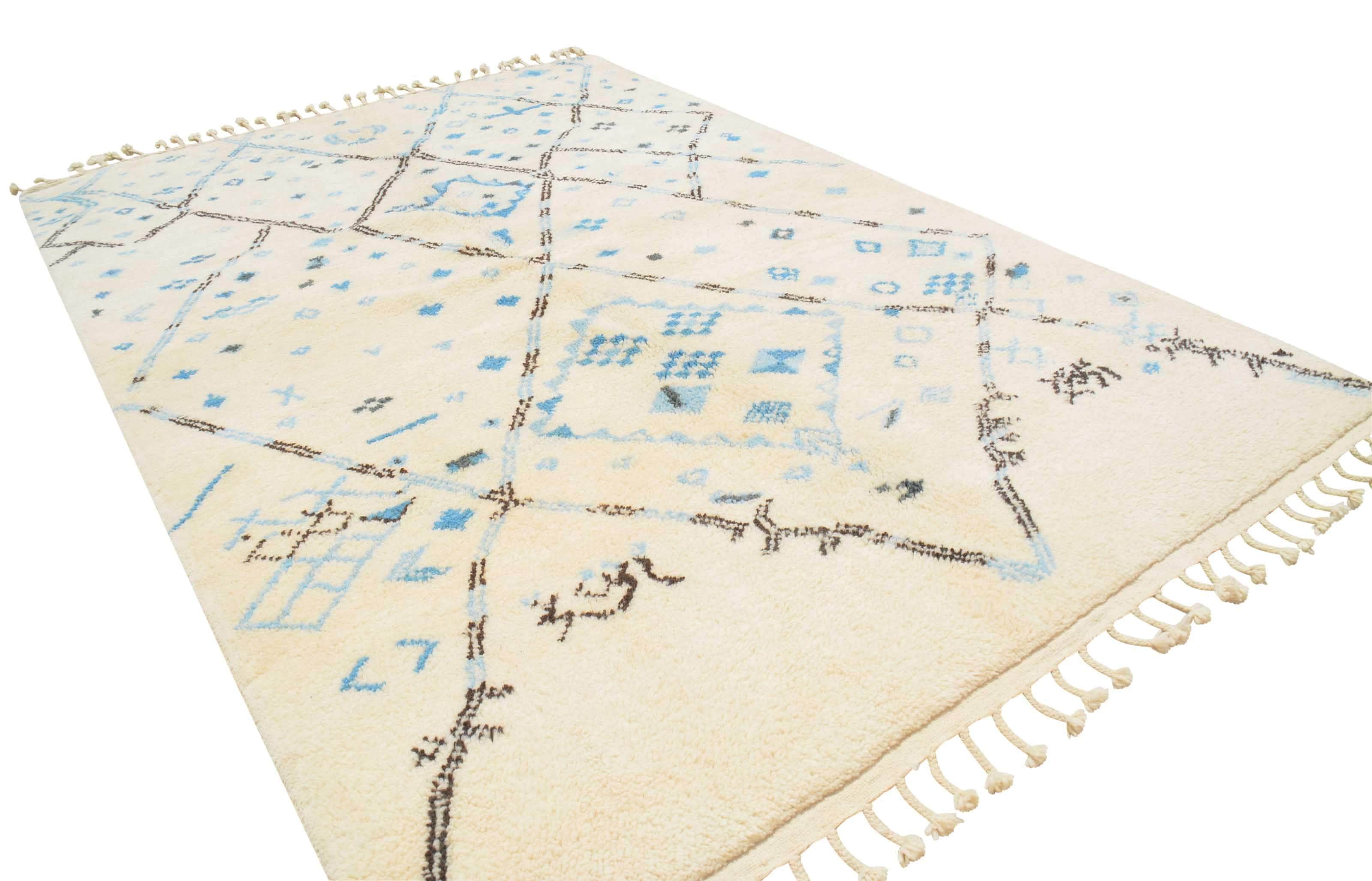 Sky Mat Moroccan Area Rug - Tranquil Elegance | Illuminate Collective