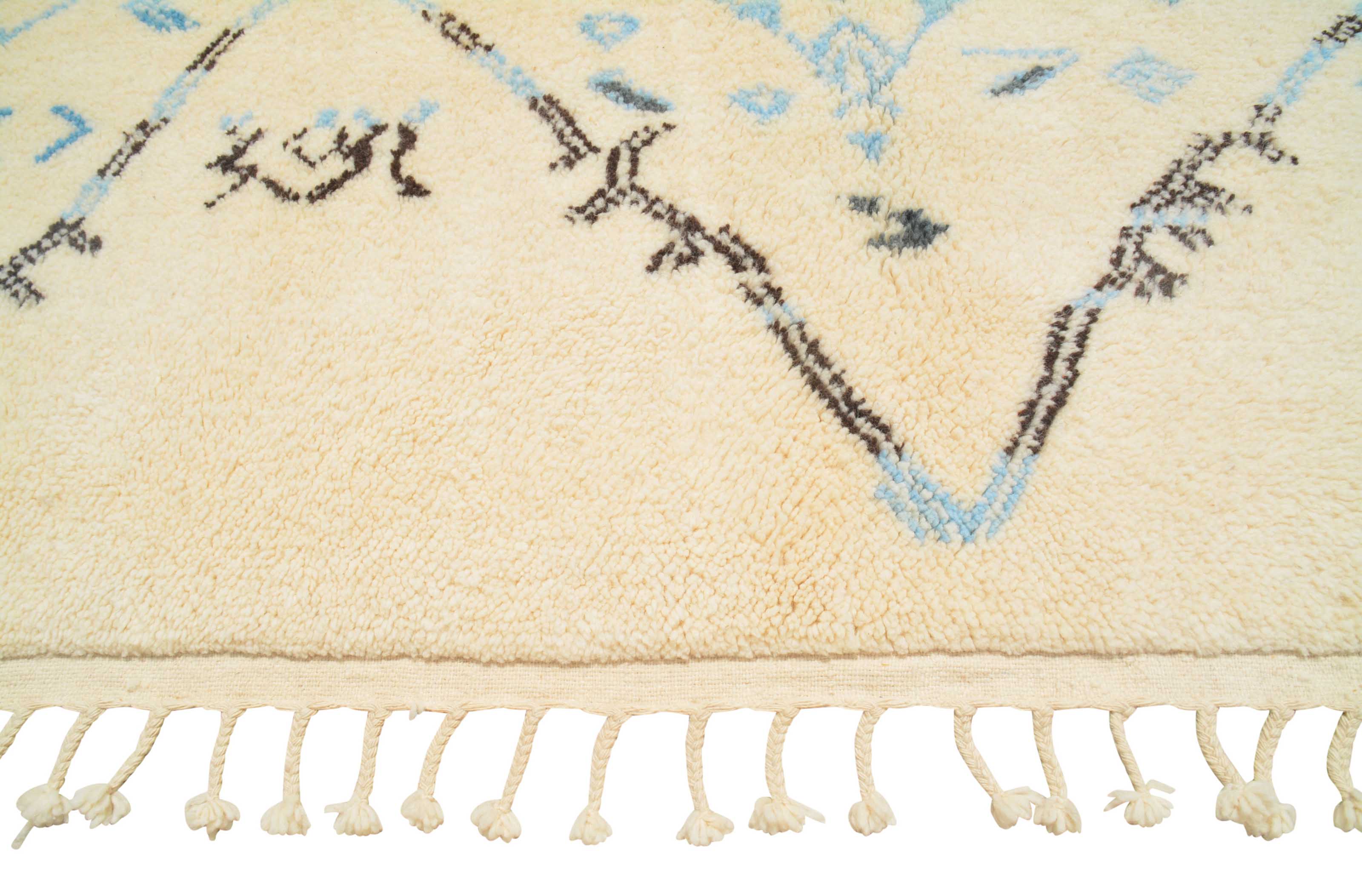 Sky Mat Moroccan Area Rug - Tranquil Elegance | Illuminate Collective