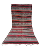 Striped Vintage Moroccan Flatweave | 5'8x11'6