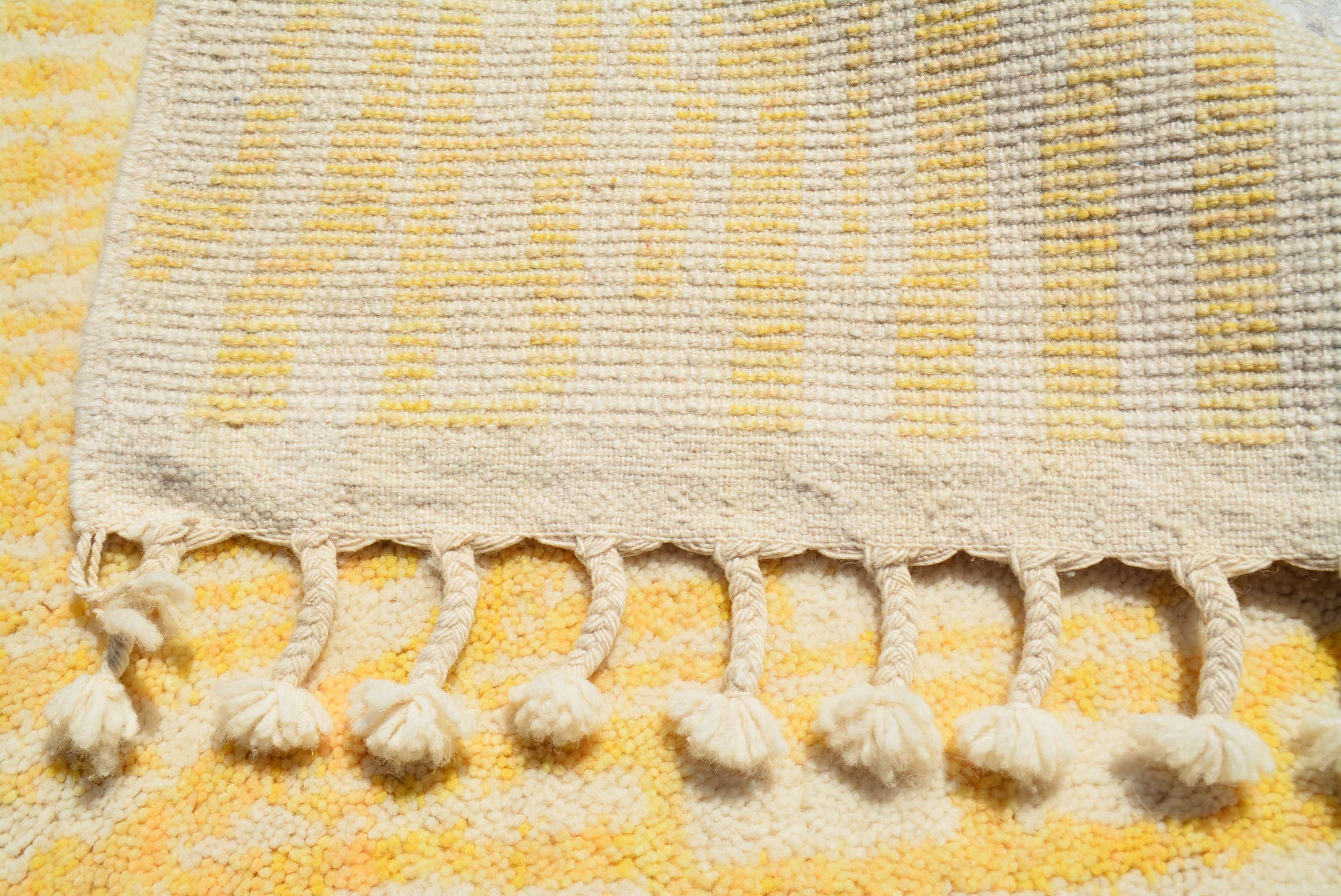 Sunburst Moroccan Rug - Handwoven Sunshine for Your Home