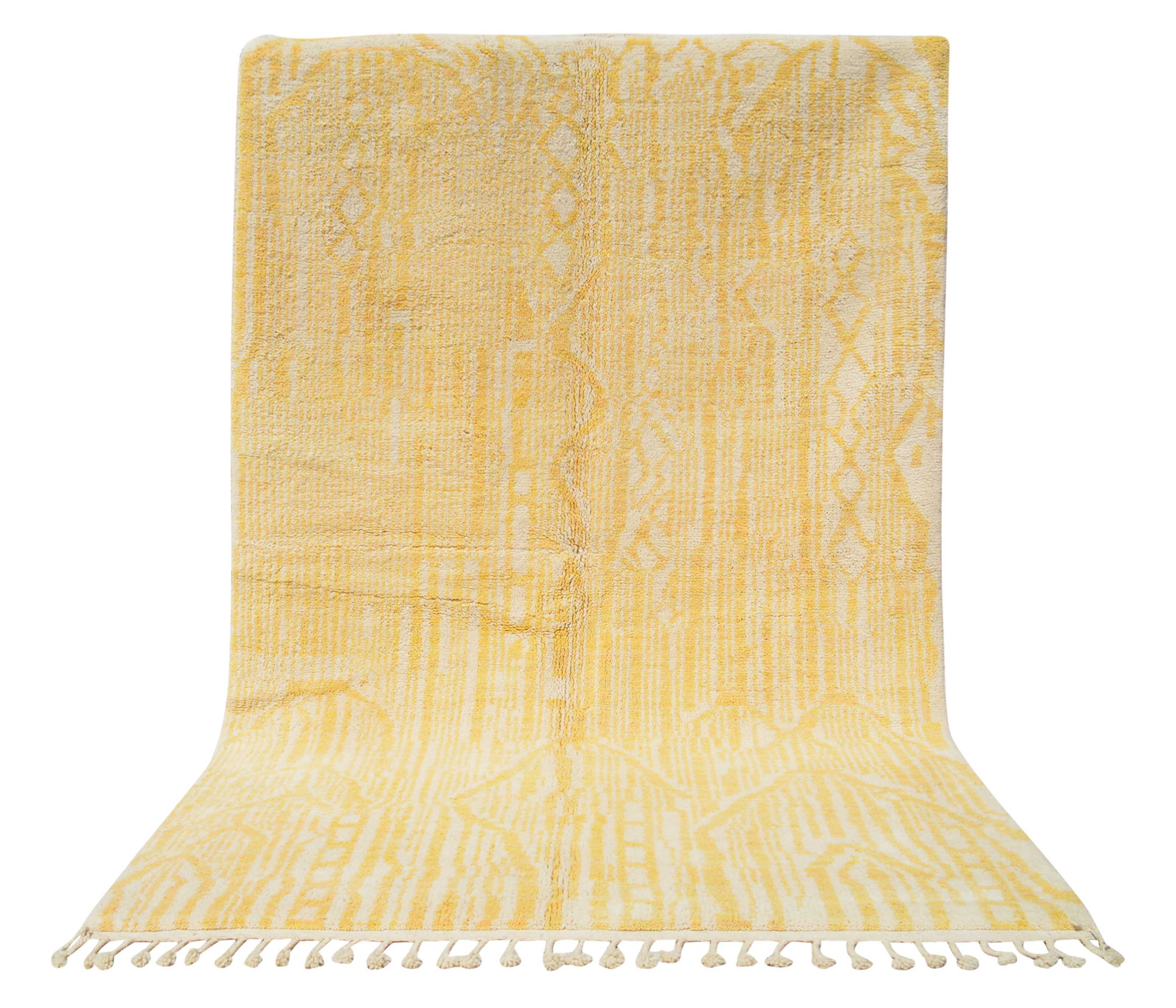 Sunburst Moroccan Rug - Handwoven Sunshine for Your Home