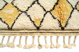 Sunflare - Luxurious Yellow Diamonds Rug | Illuminate Collective