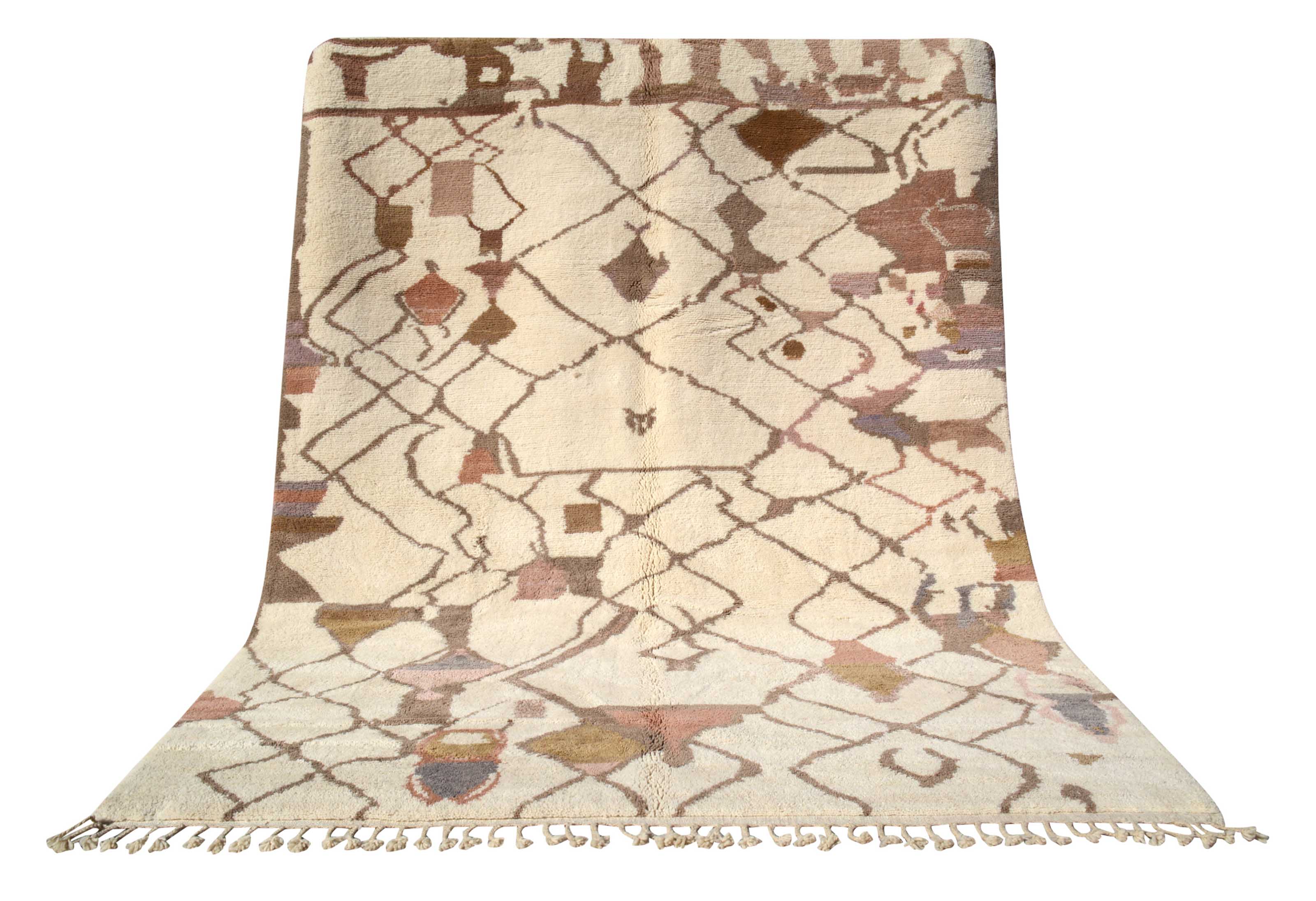 Terra Tones Handmade Rug - Natural Hues for Timeless Elegance