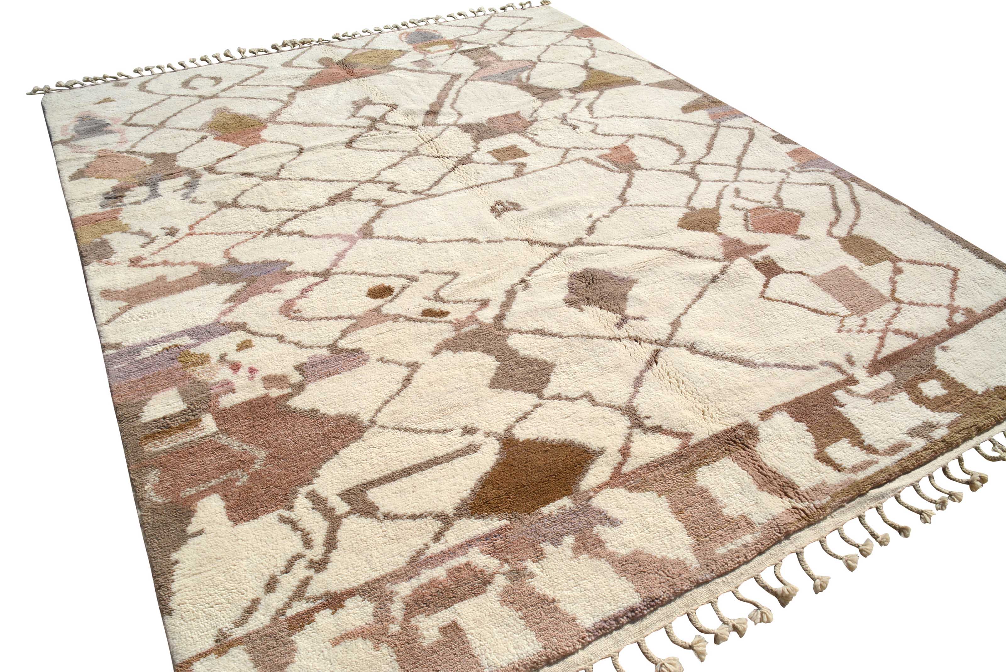 Terra Tones Handmade Rug - Natural Hues for Timeless Elegance