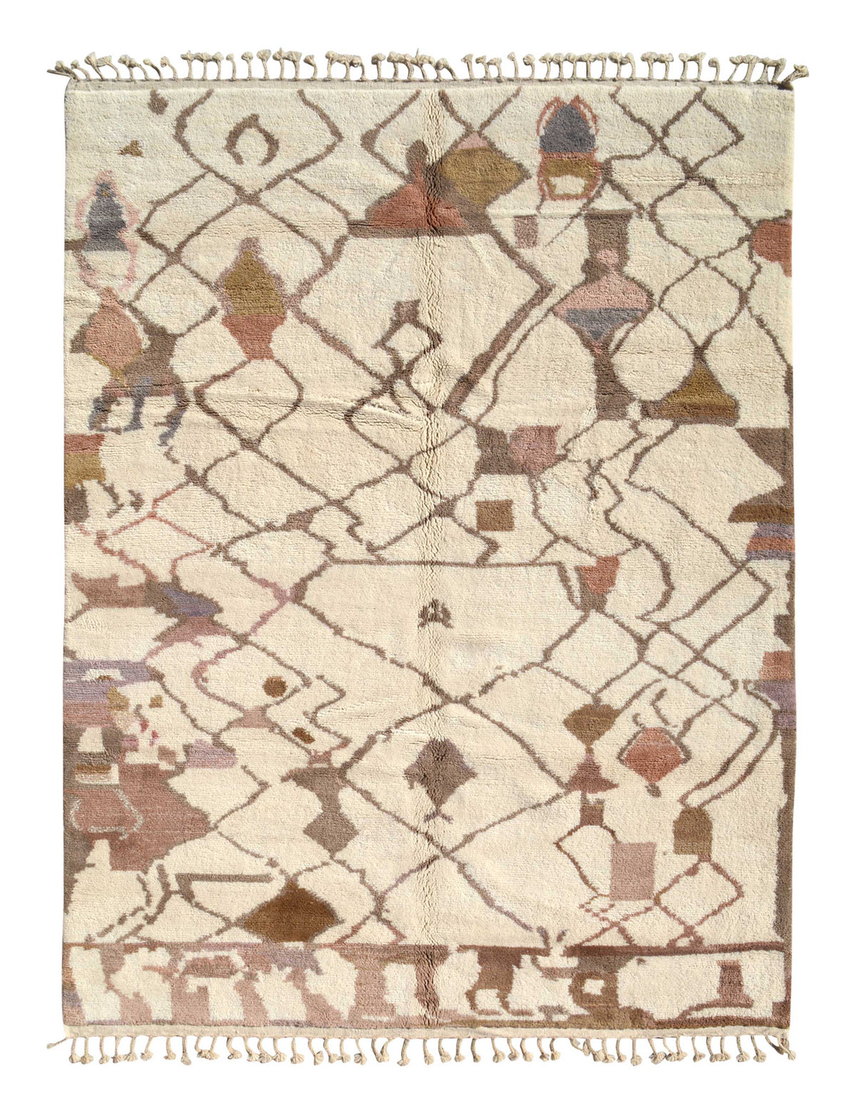 Terra Tones Handmade Rug - Natural Hues for Timeless Elegance