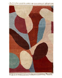Terracotta Abstract Handmade Moroccan Rug | 6x9