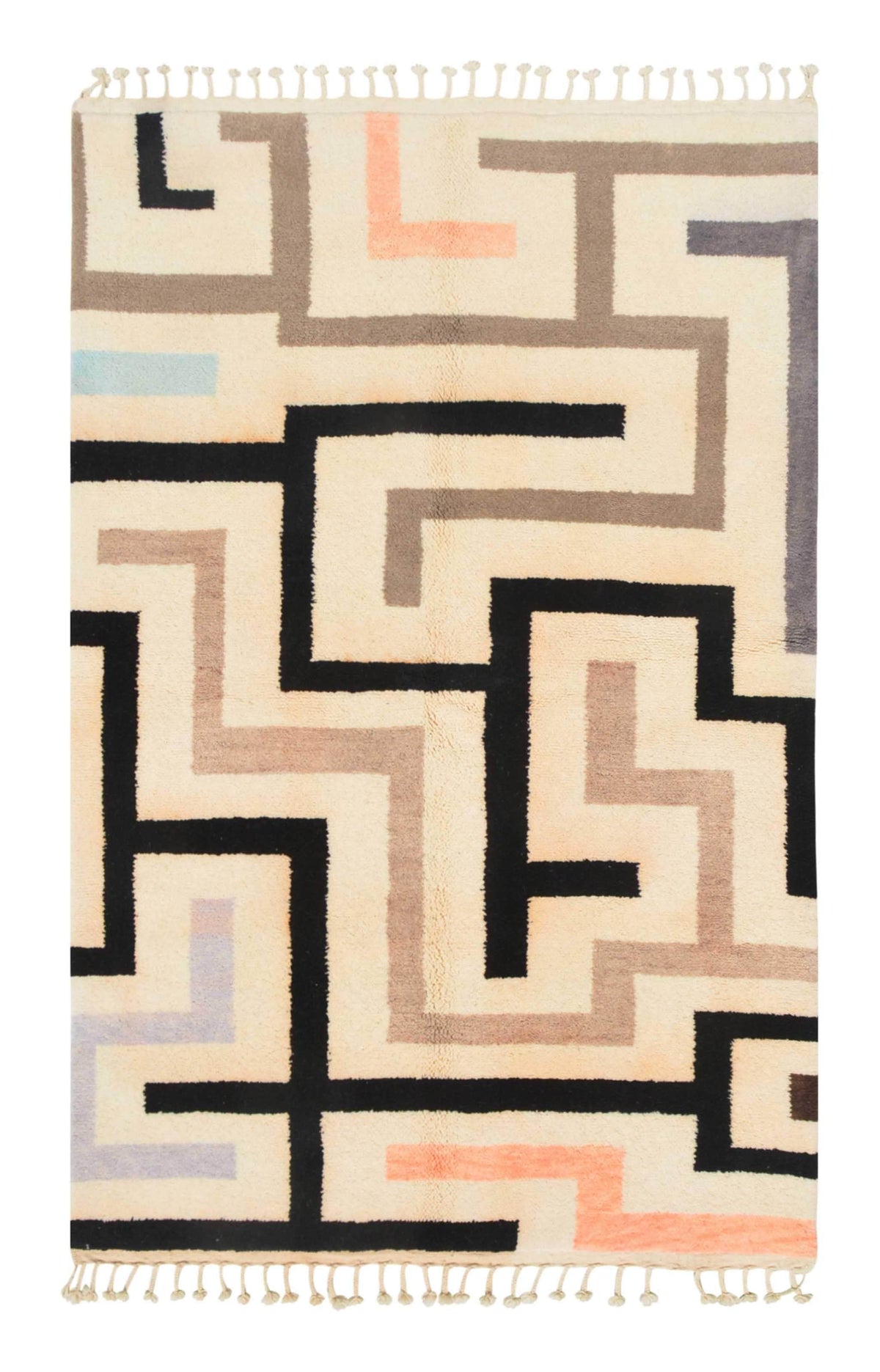 Tetris Blocks Modern Area Rug - Geometric Elegance | Illuminate Collective