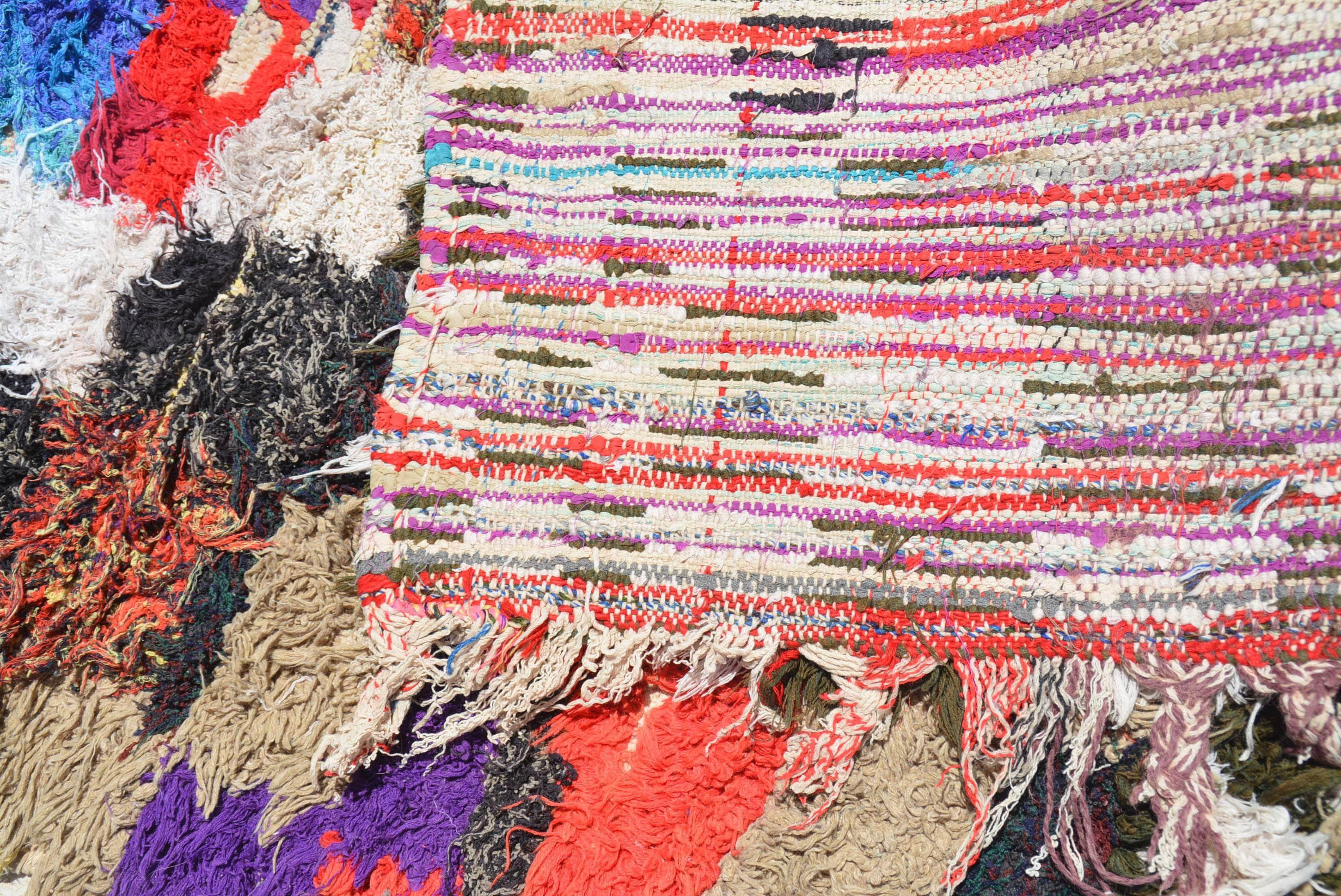Vintage Elegance | Handmade Moroccan Rug with Timeless Sophistication
