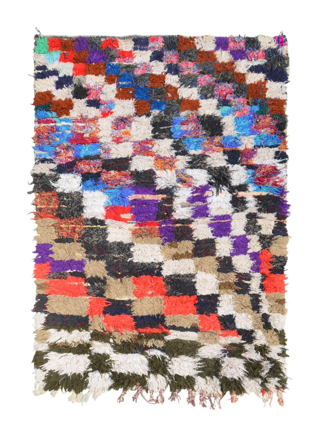 Vintage Elegance | Handmade Moroccan Rug with Timeless Sophistication