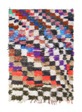 Vintage Elegance | Handmade Moroccan Rug with Timeless Sophistication