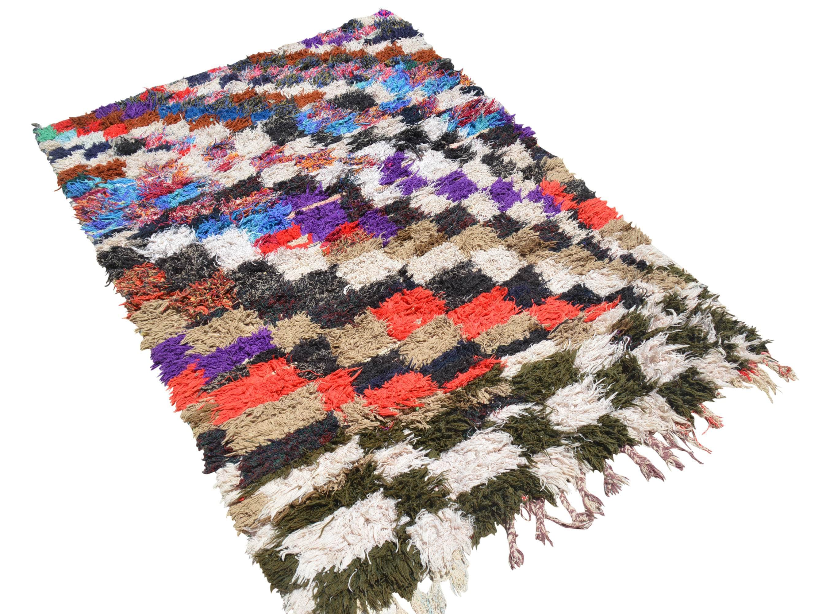 Vintage Elegance | Handmade Moroccan Rug with Timeless Sophistication