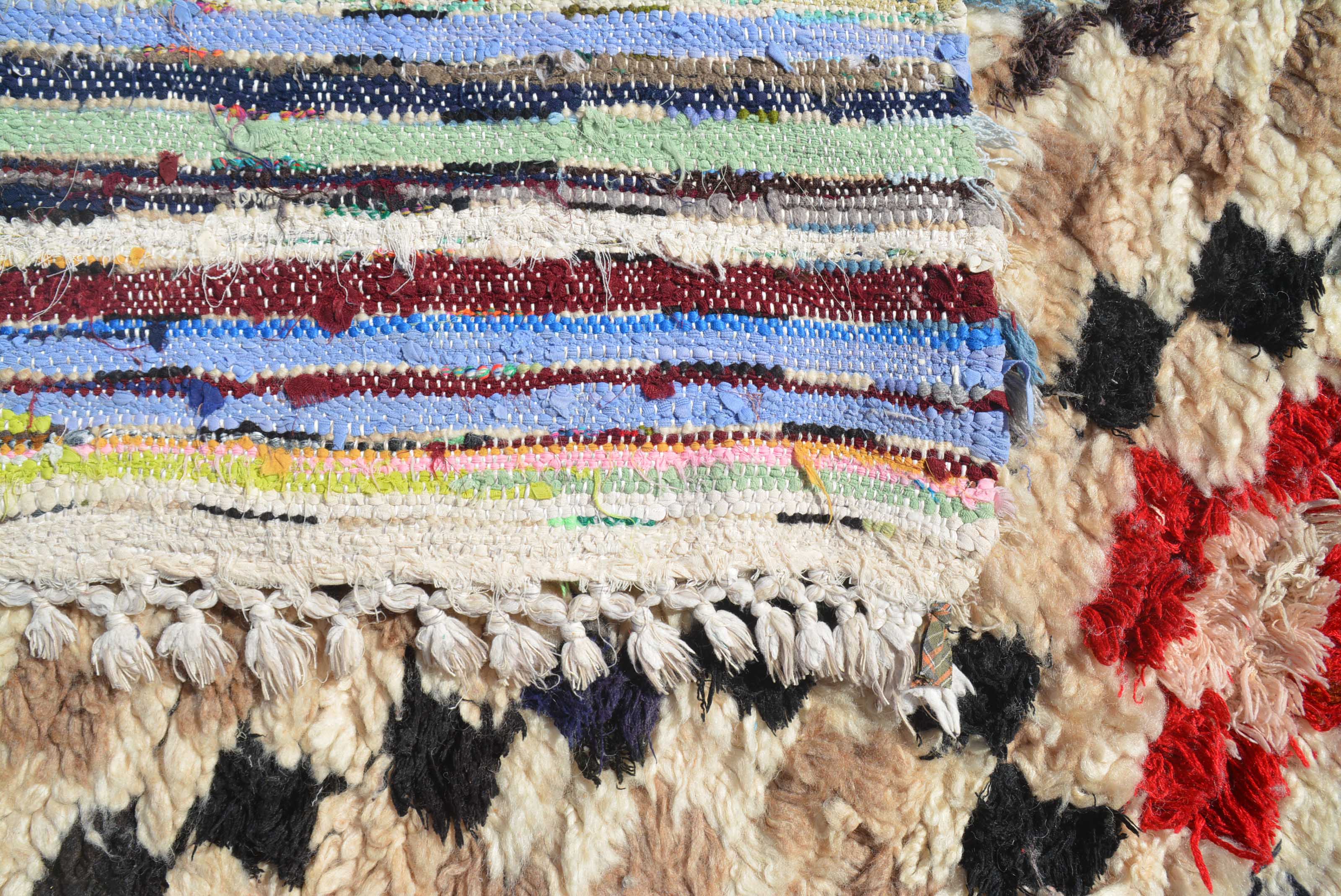 Vintage Linoleum Rugs | Vintage Bath Moroccan Rug Medium | Illuminate Collective