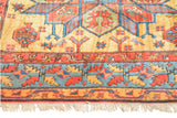 Vintage Oasis | Handmade Moroccan Rug with Intricate Patterns