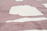 Violet Vision | 6'x9' Abstract Purple & Cream Boujaad Area Rug