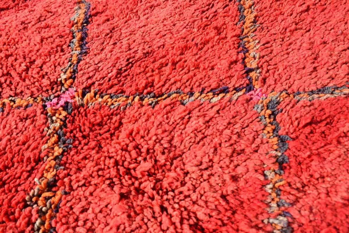 Antique Rug With Vibrant Colors 