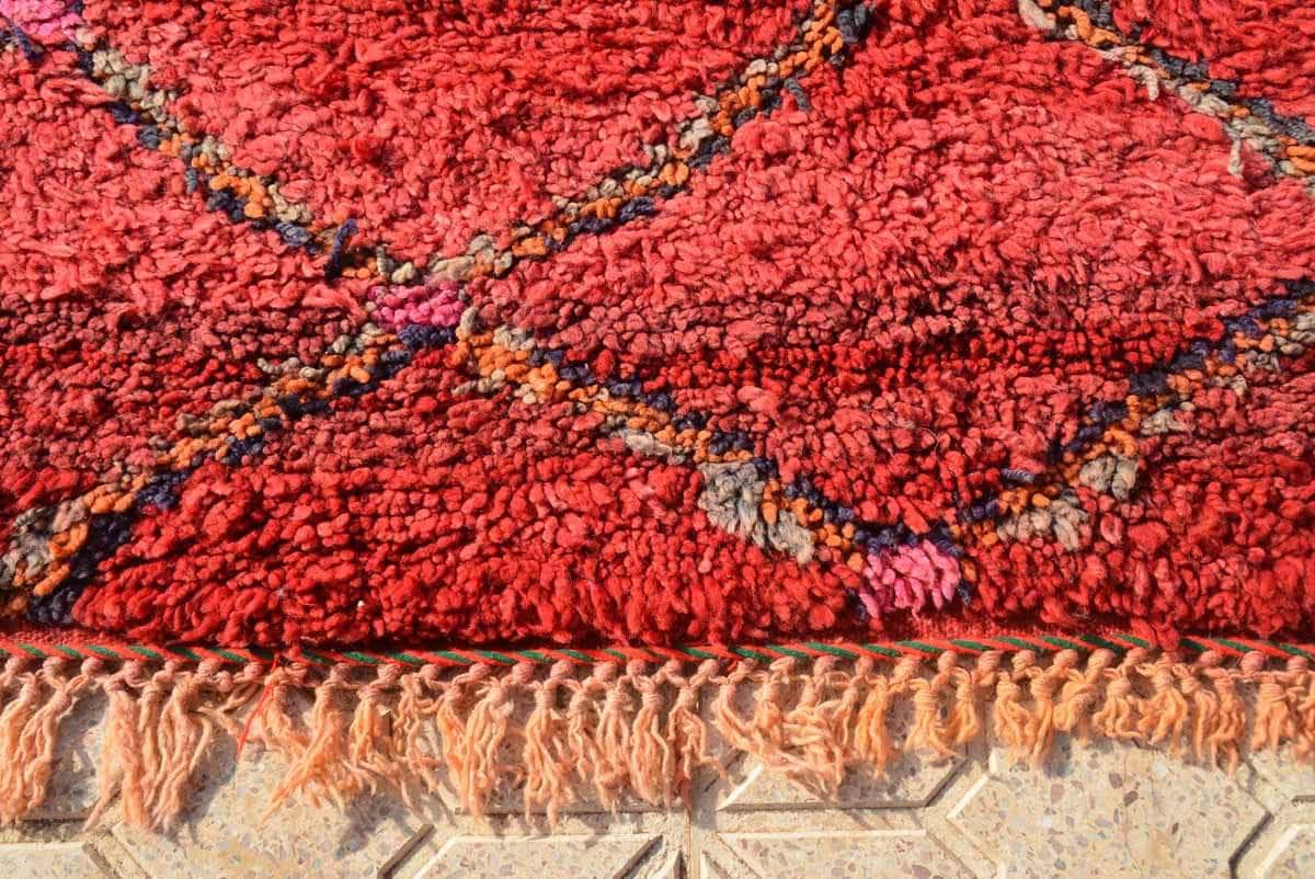 Antique Rug With Vibrant Colors 