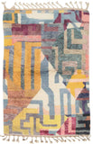 Awoken - Handmade Colorful Moroccan Rug - Illuminate Collective
