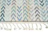 Blue Arrows Handmade Rug - Add a Modern Touch to Your Home