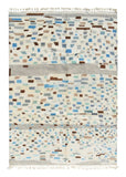Blue Dotted Delight Handmade Rug - Add Charm and Elegance to Your Home