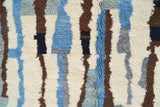 Blue Haven - Handmade Moroccan Rug with Blue Addal Design - Add a touch of serenity to your home