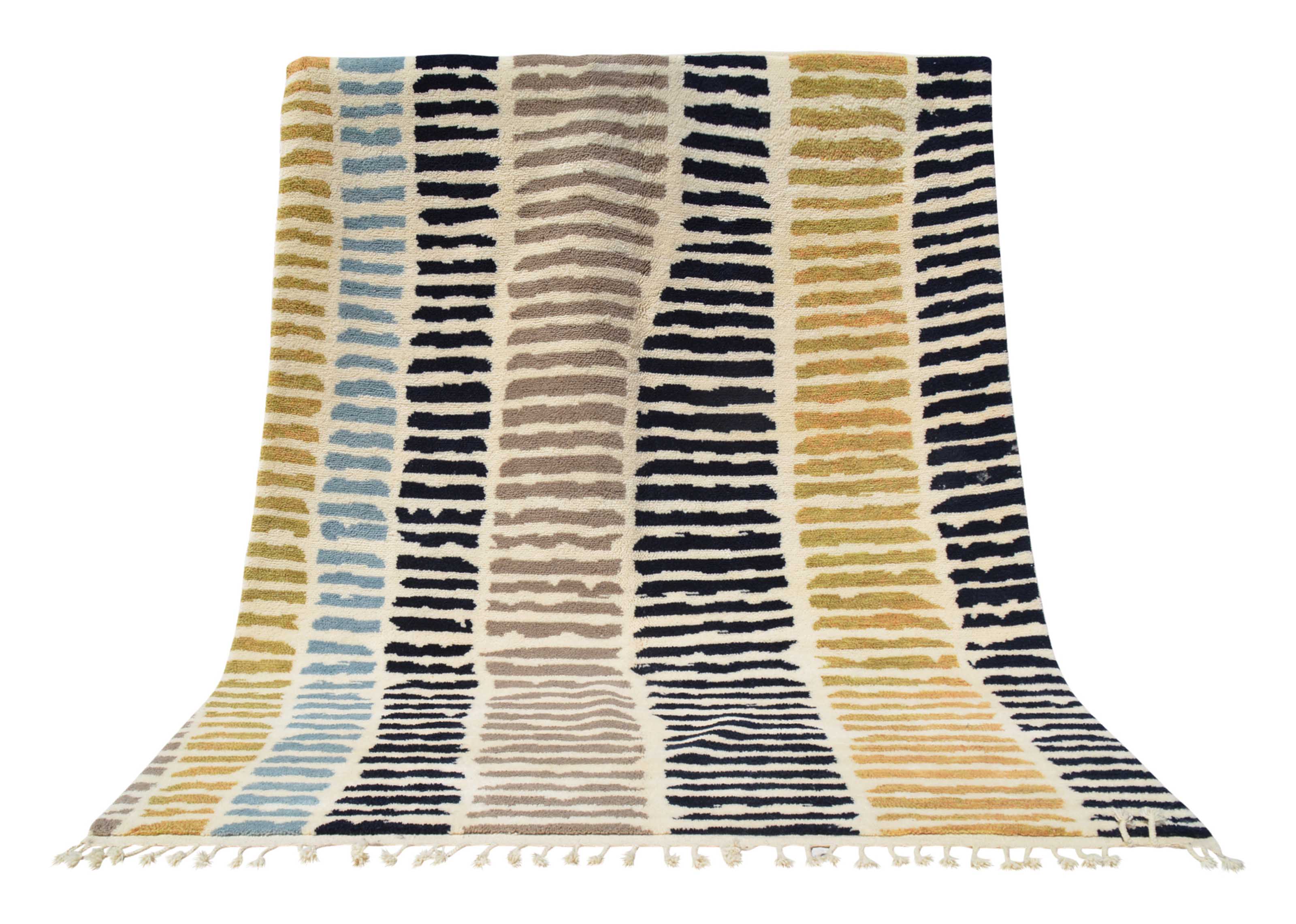 Blue Lime Handmade Rug
