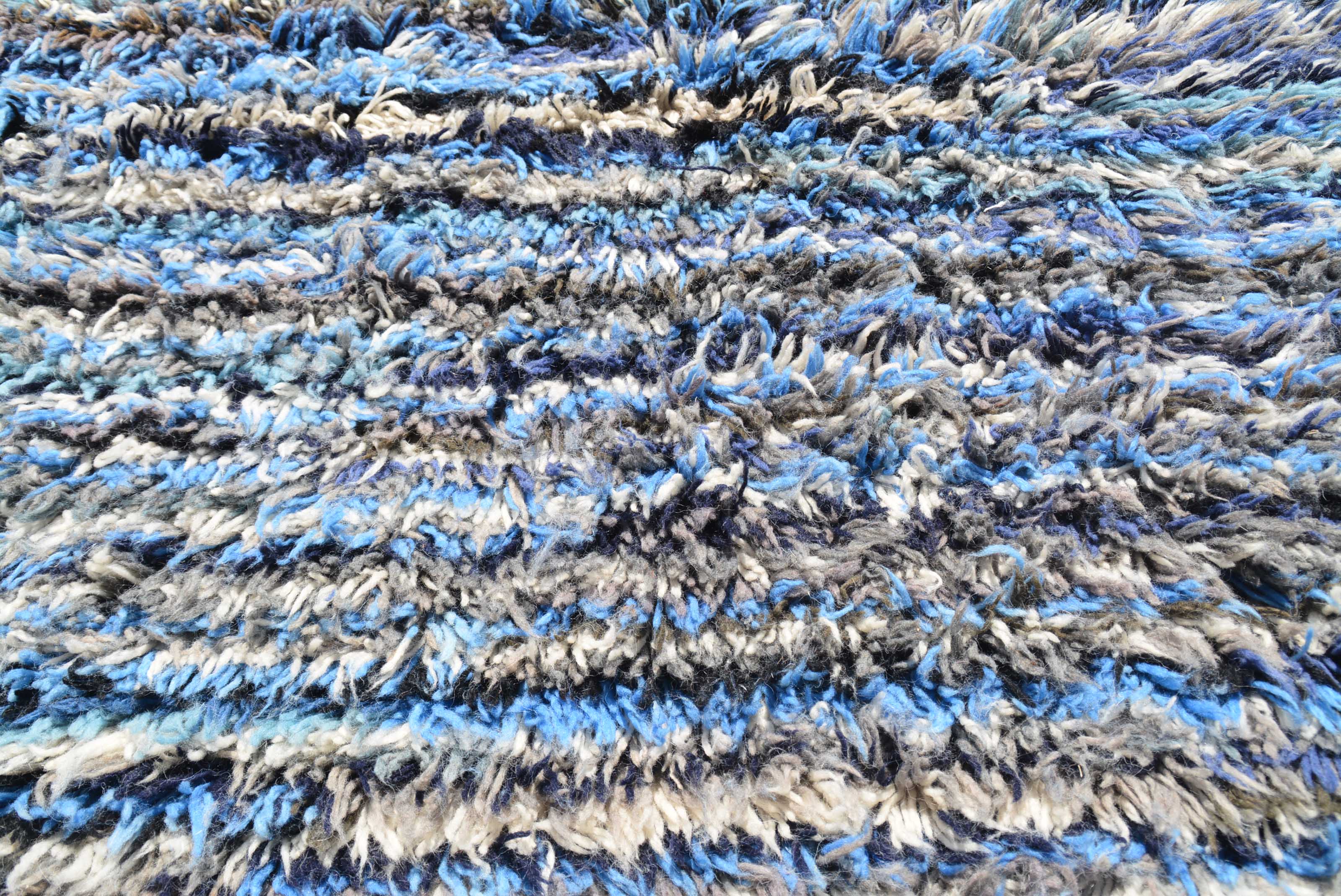 Blue Lines Handmade Rug
