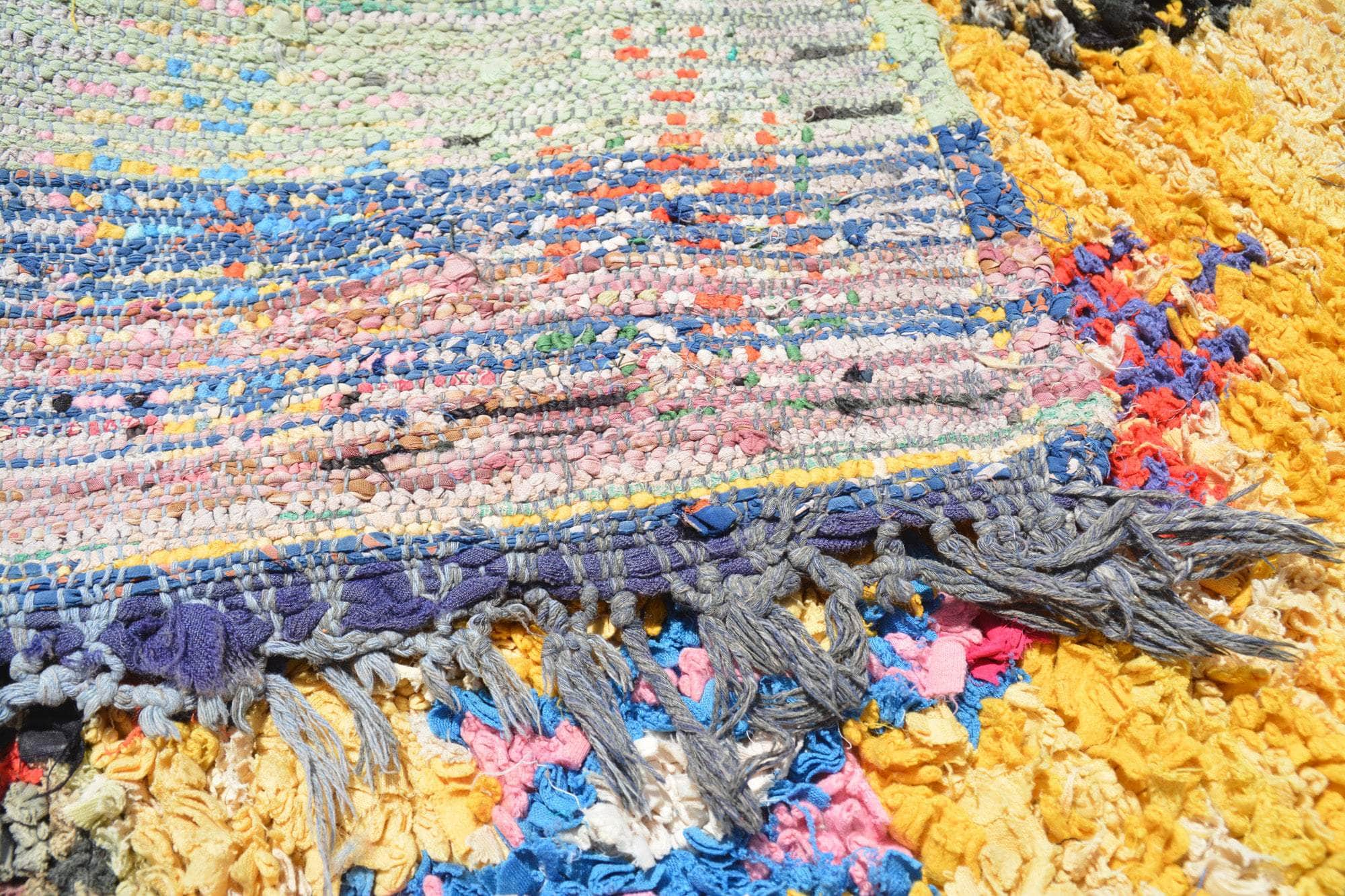 Boucharouette Runner Vintage Rug