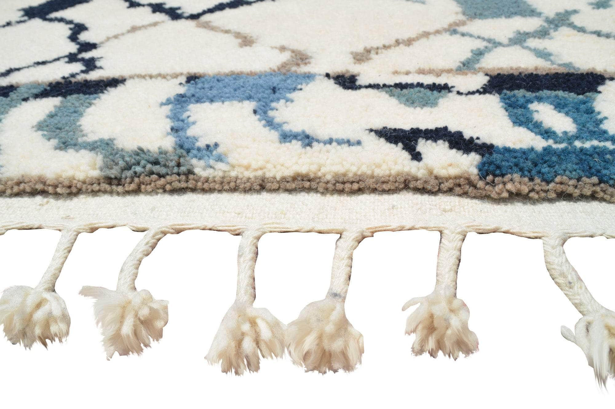 Broken Berber Navy Rug I Moroccan Rug