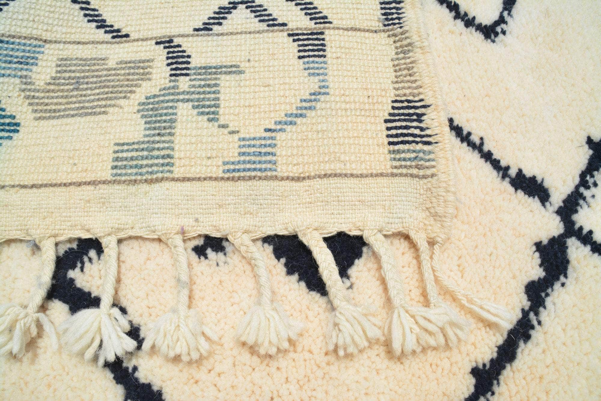 Broken Berber Navy Rug I Moroccan Rug