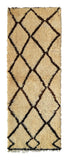 Brown And Black Rugs-Vintage Moroccan Rug