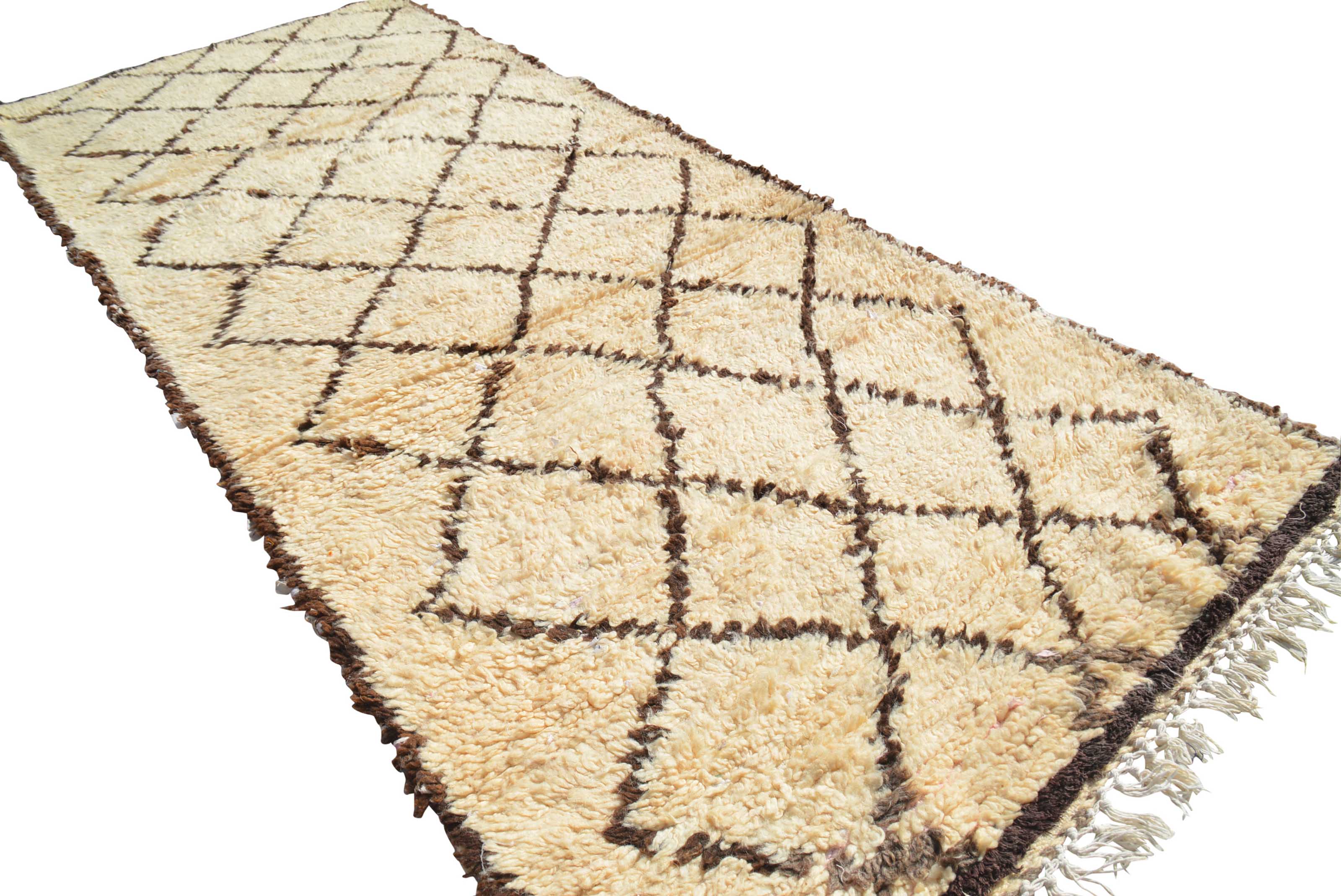 Brown And Black Rugs - Vintage Moroccan Rug