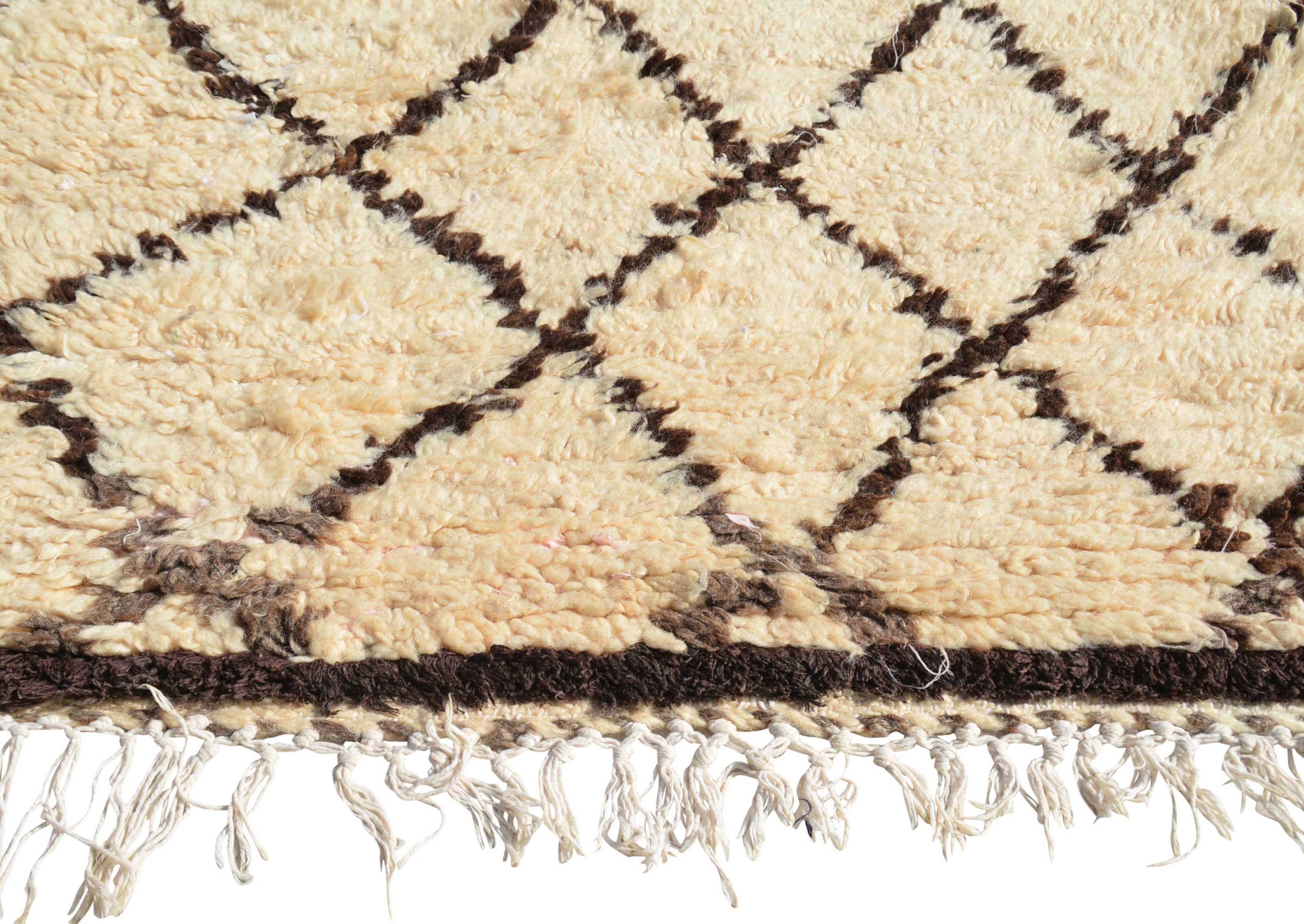 Brown And Black Rugs - Vintage Moroccan Rug