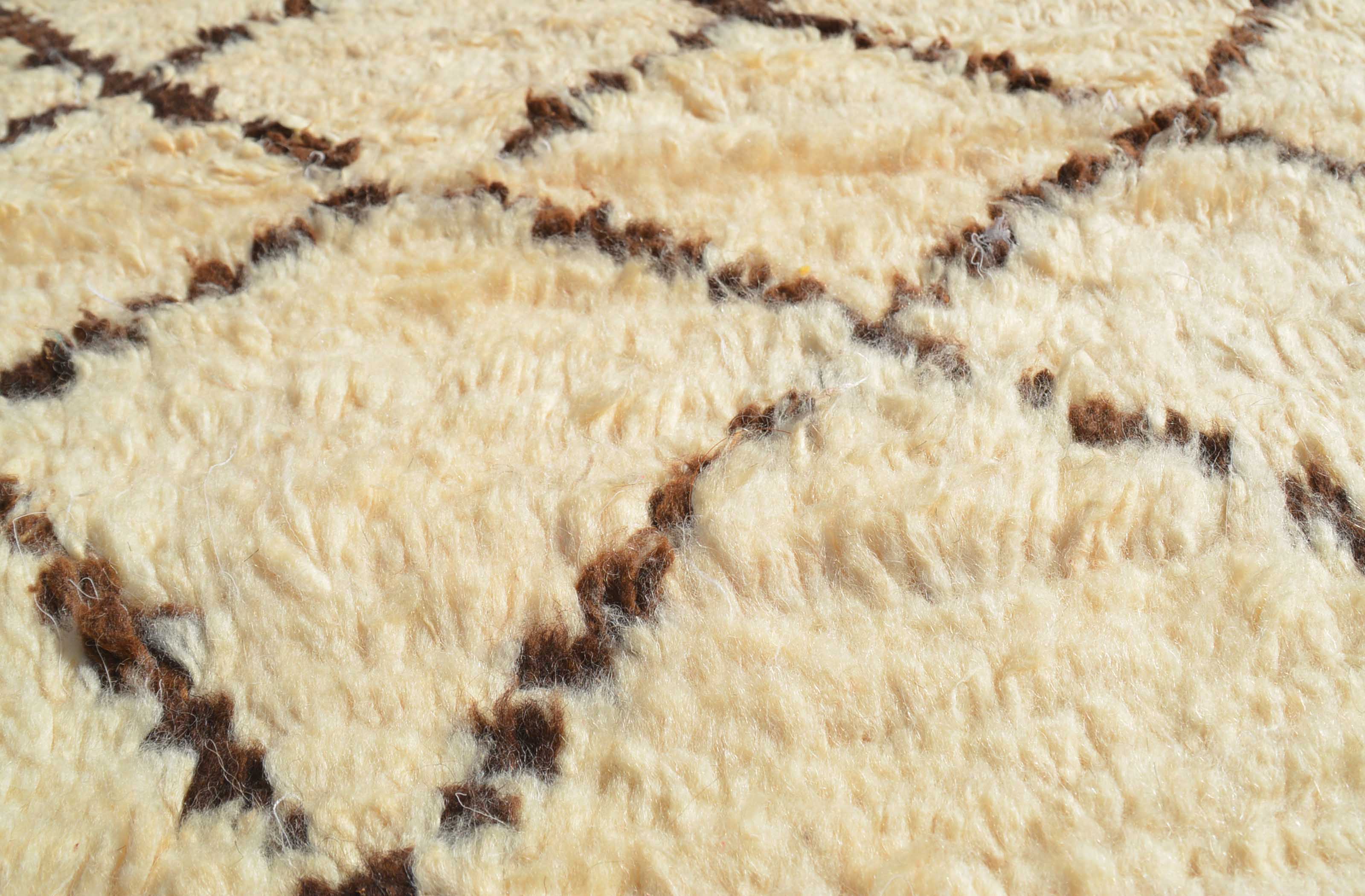 Brown And Black Rugs - Vintage Moroccan Rug