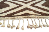 Brown Moroccan rug