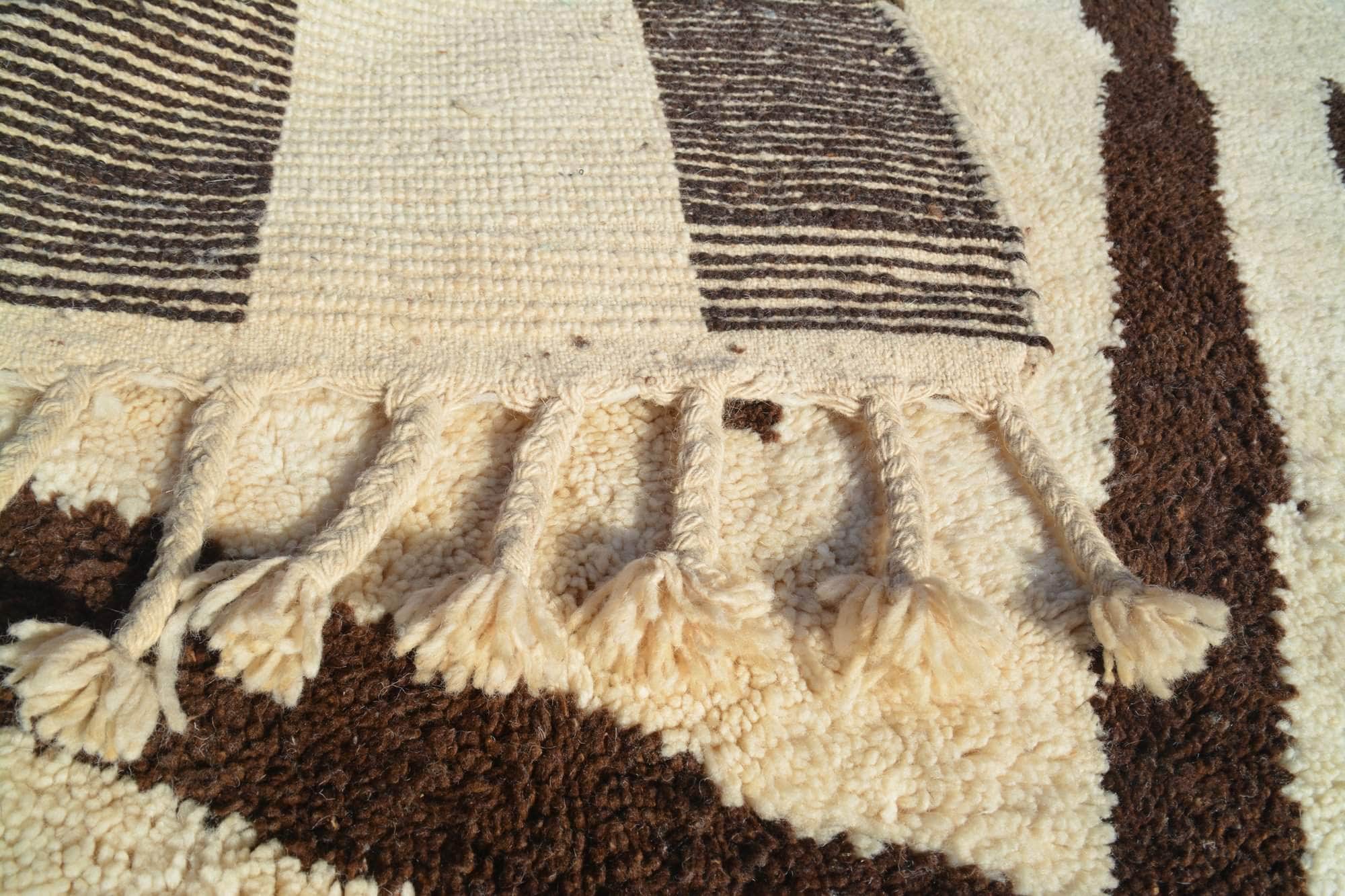 Brown Moroccan rug
