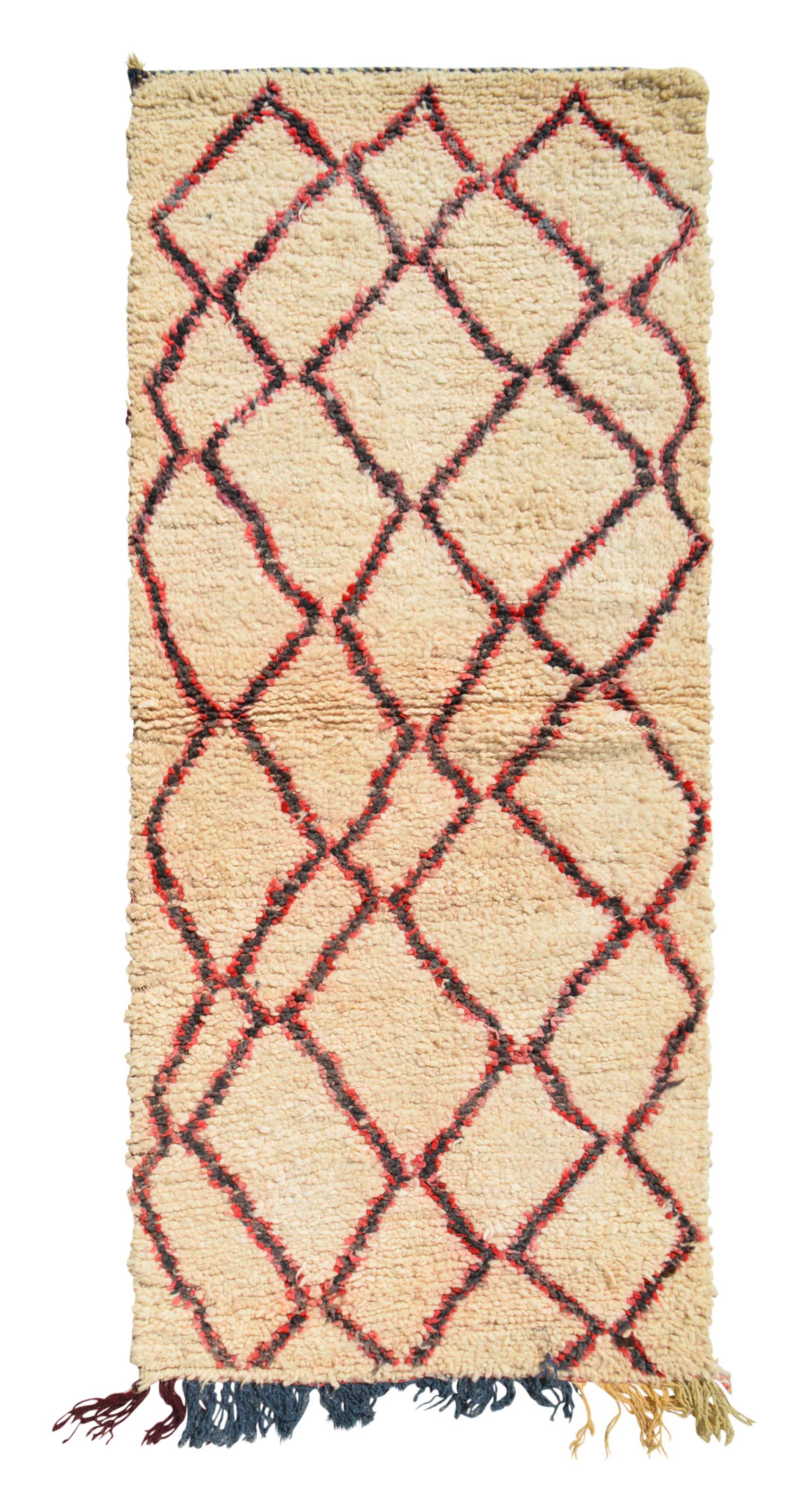 Brown Vintage Rugs | Red Vintage Rug | Moroccan Rug Medium Size | Illuminate Collective